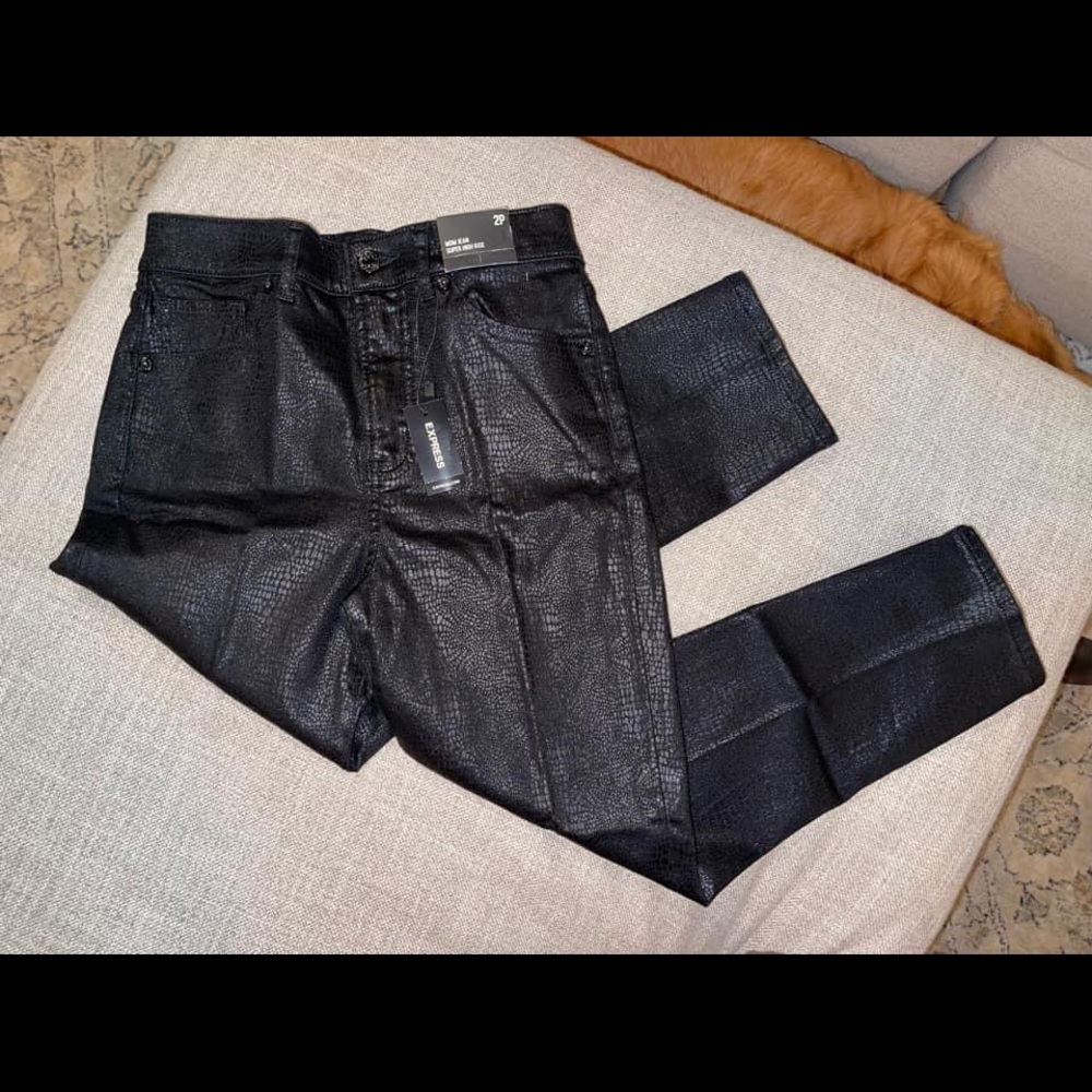 express snake skin pants